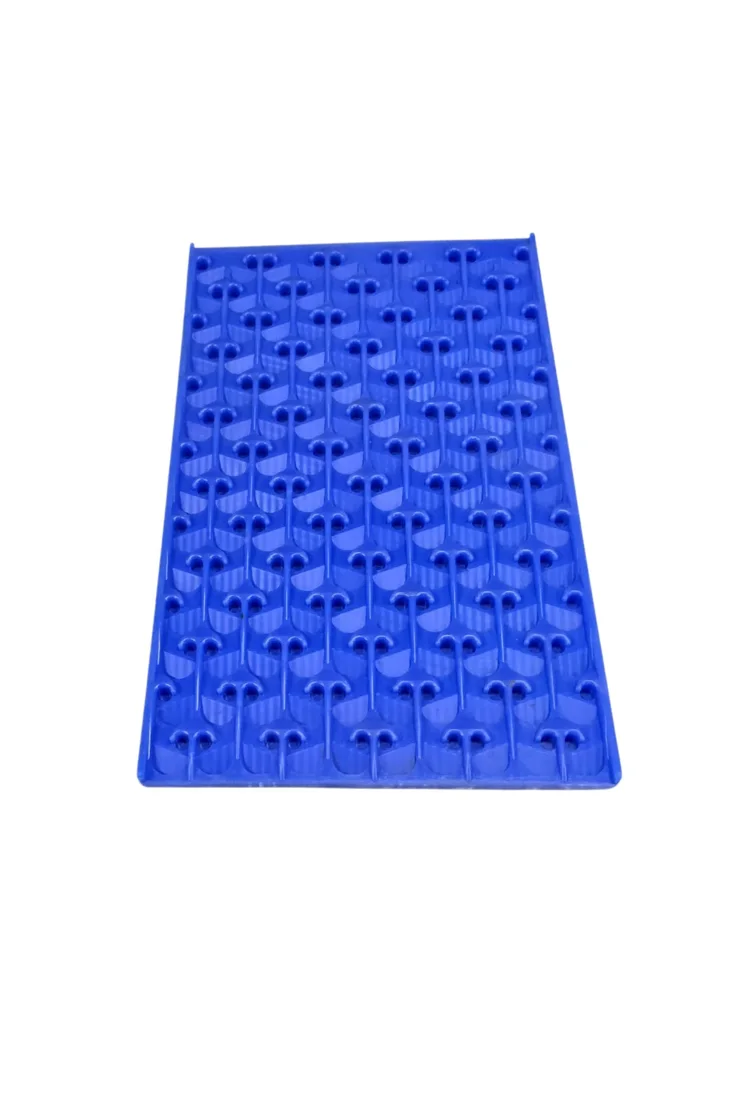 25×42 cm. Micro Dream Mat Altın Tutucu Paspas Mavi Renk